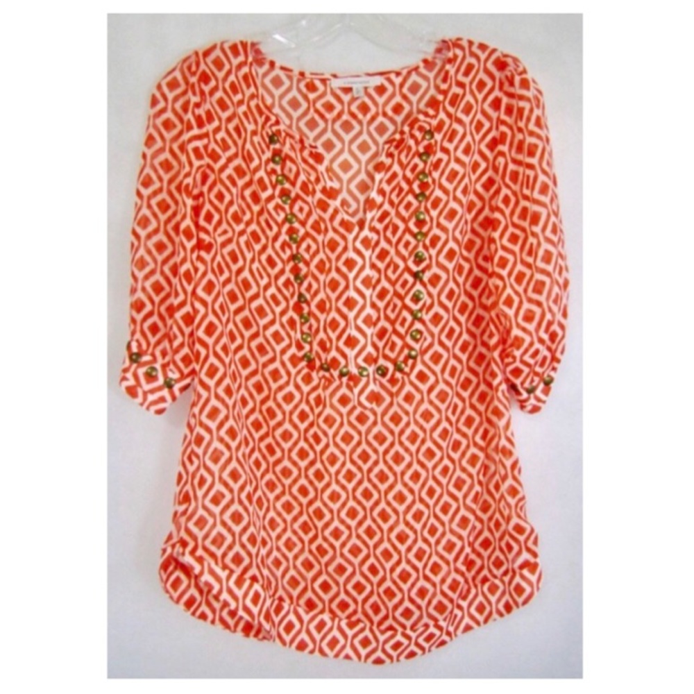 🆕 {STITCH FIX • 41 HAWTHORN} Moni Geoprint Blouse